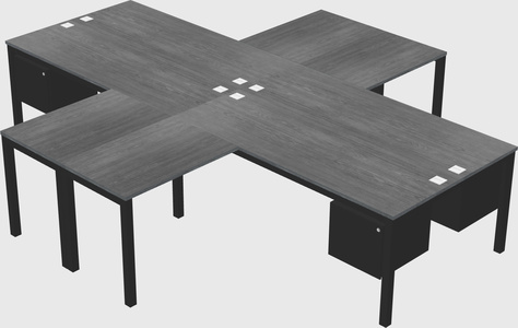 Bureau quadruple