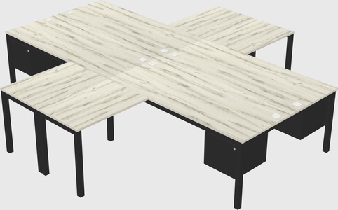 Quad desk