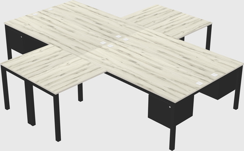 Quad desk