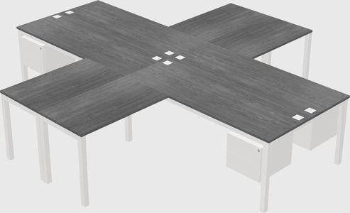 Quad desk