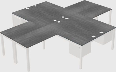 Bureau quadruple