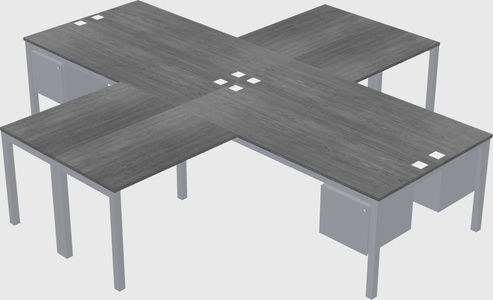 Quad desk