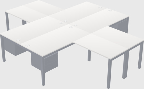 Bureau quadruple