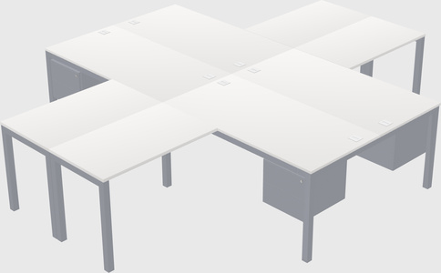 Bureau quadruple