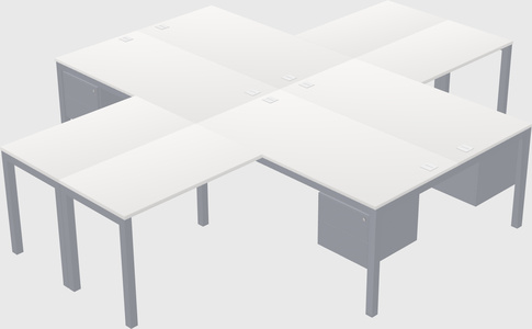 Bureau quadruple