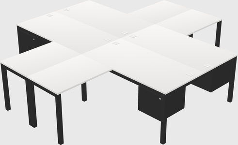 Quad desk