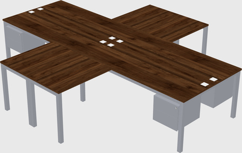 Quad desk