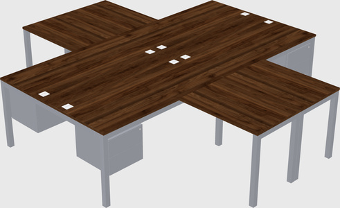 Bureau quadruple