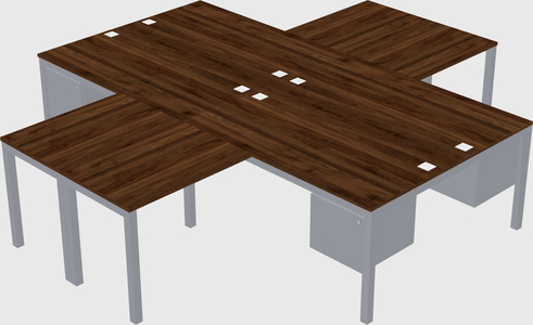 Bureau quadruple
