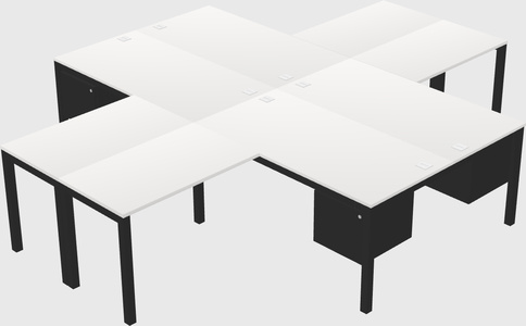 Quad desk