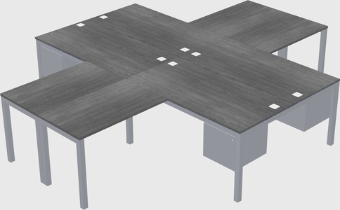 Quad desk