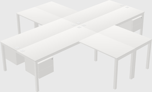 Bureau quadruple
