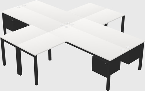 Bureau quadruple
