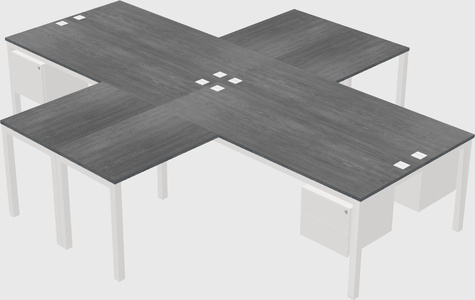 Bureau quadruple