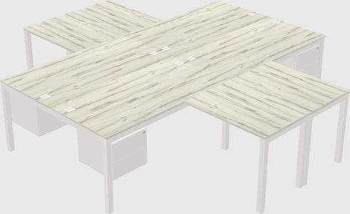 Quad desk
