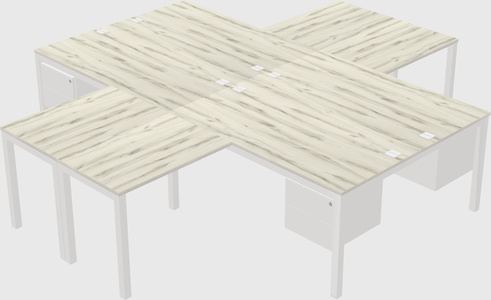 Quad desk