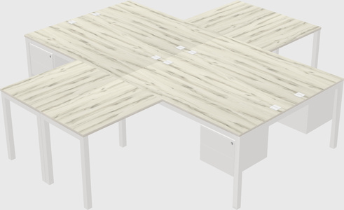 Quad desk