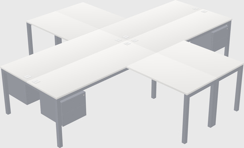 Quad desk