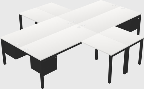 Quad desk