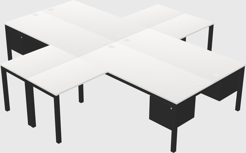 Quad desk