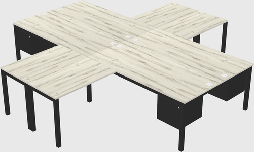 Quad desk