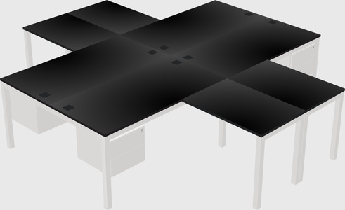 Quad desk