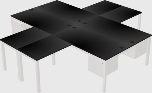 Quad desk