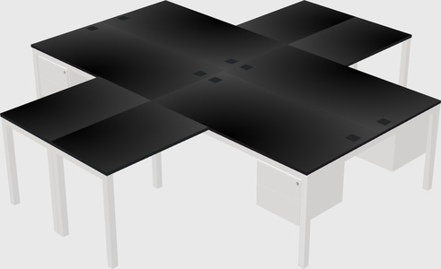 Quad desk