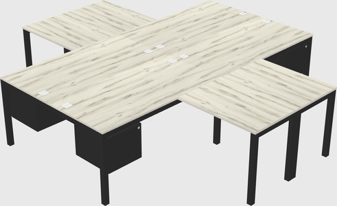 Quad desk