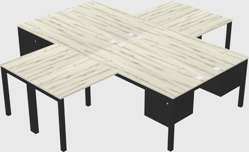 Quad desk