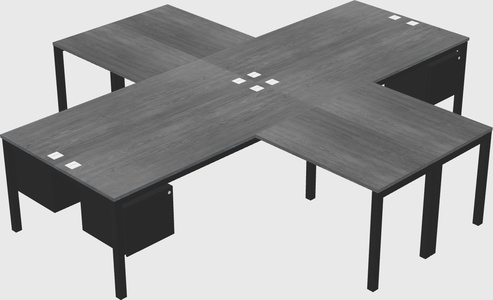 Bureau quadruple