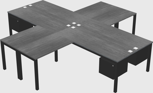 Bureau quadruple