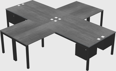 Bureau quadruple