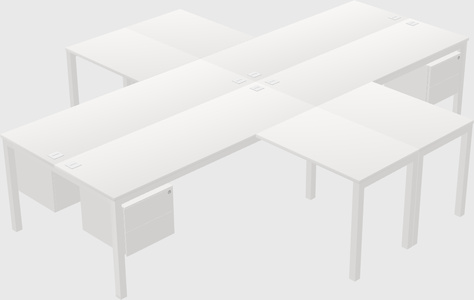 Bureau quadruple