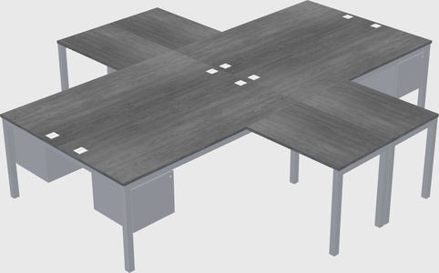 Quad desk
