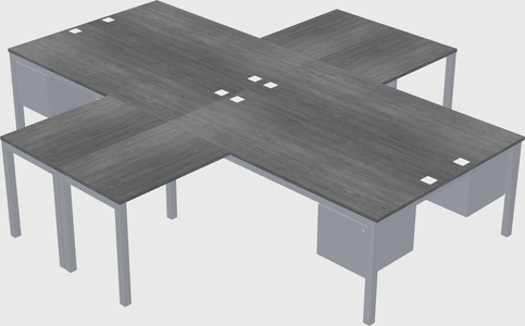 Quad desk