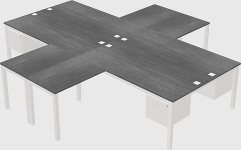 Quad desk