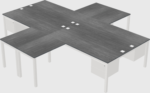 Quad desk