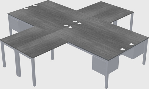 Quad desk
