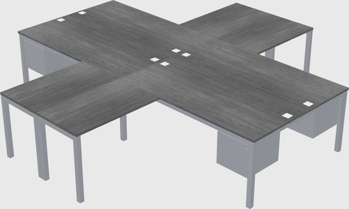 Quad desk