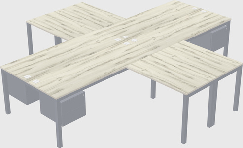 Quad desk