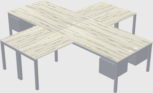 Quad desk