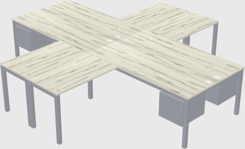 Quad desk