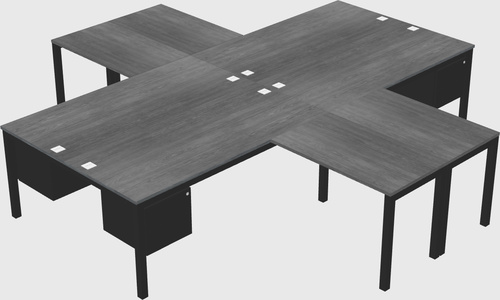 Bureau quadruple
