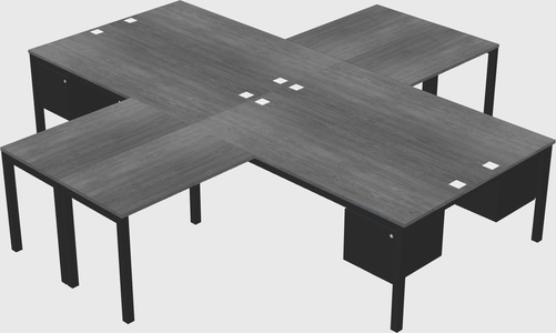 Bureau quadruple