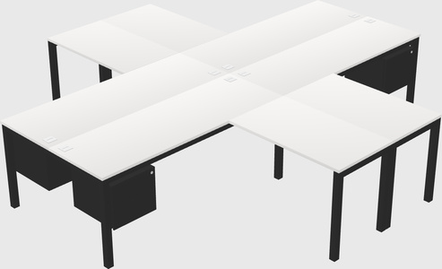 Bureau quadruple