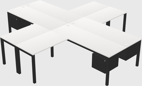 Bureau quadruple