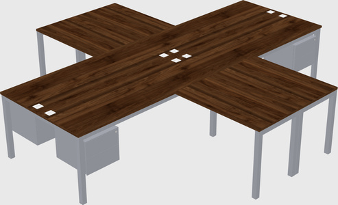 Bureau quadruple