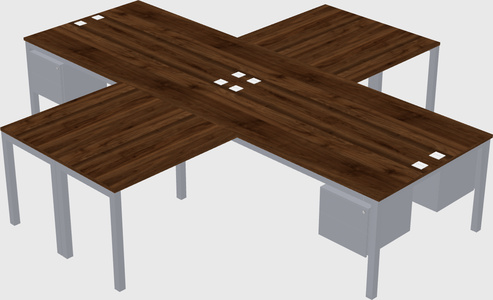Bureau quadruple