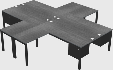 Quad desk